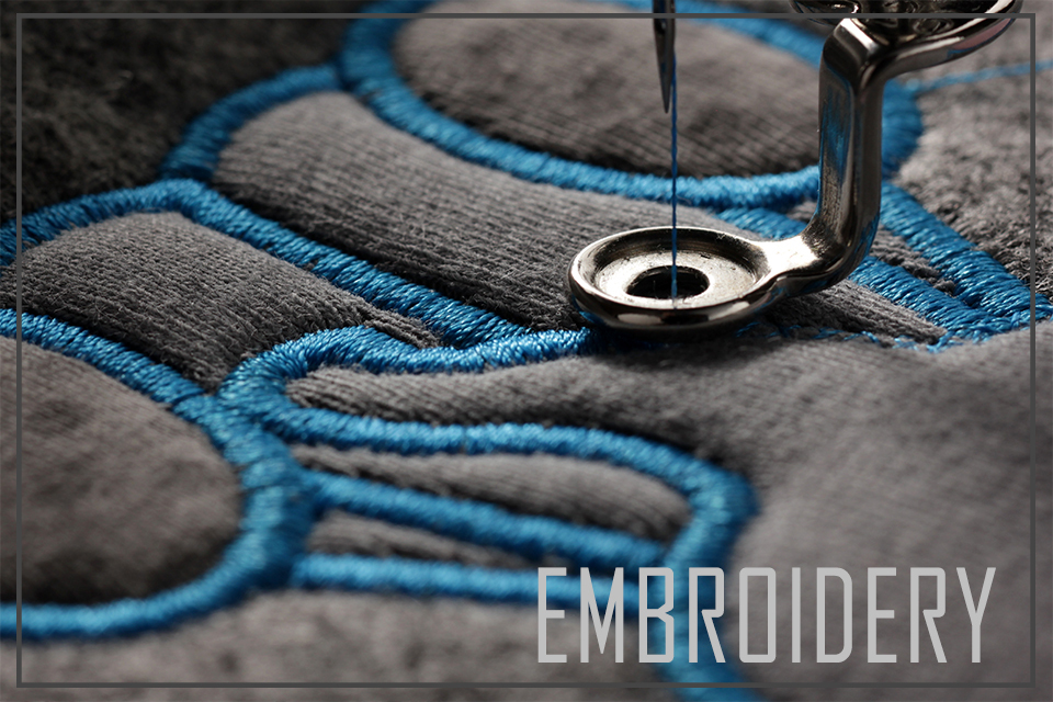 Embroidery decoration service by Impress Athletix