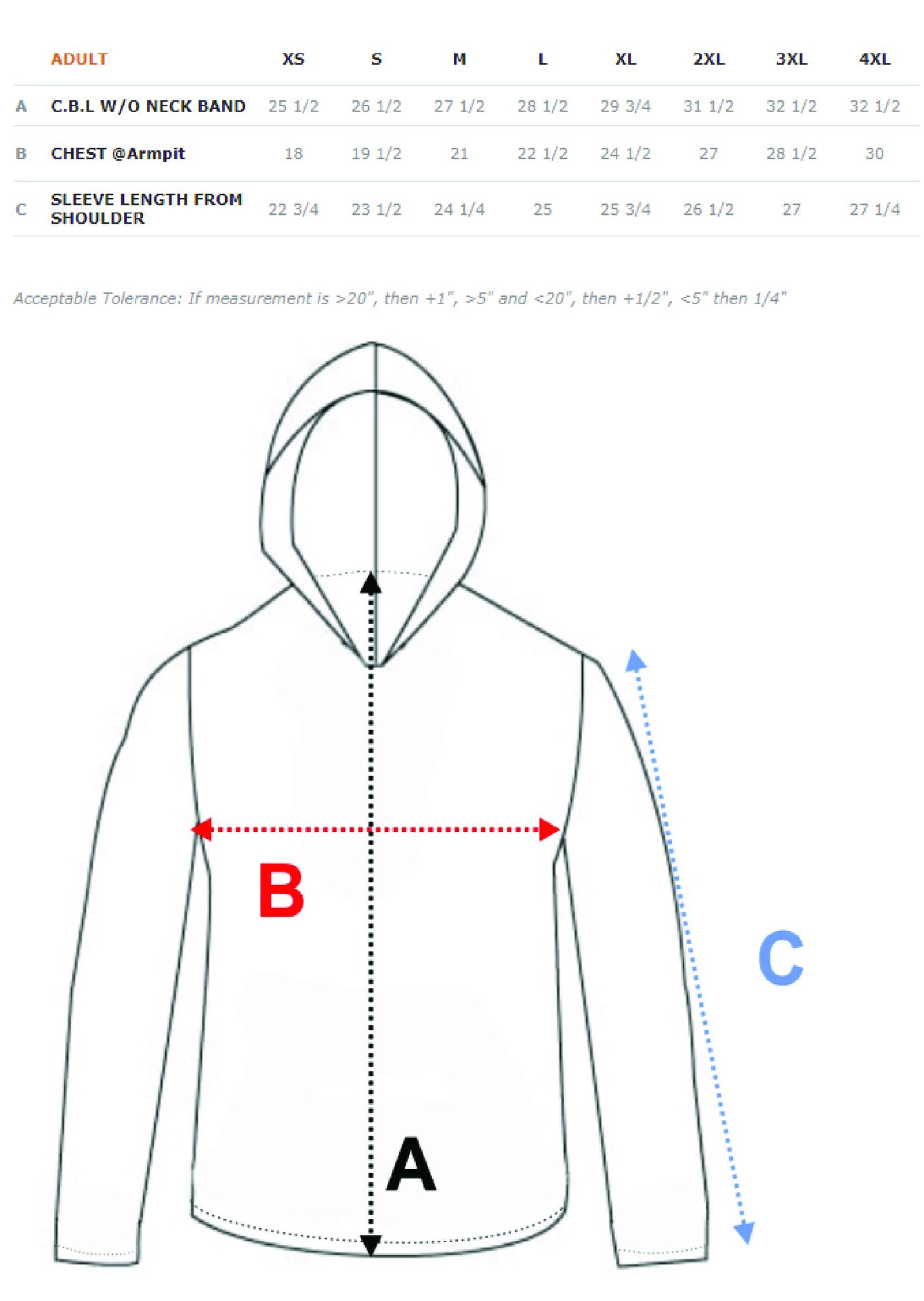 Size guide