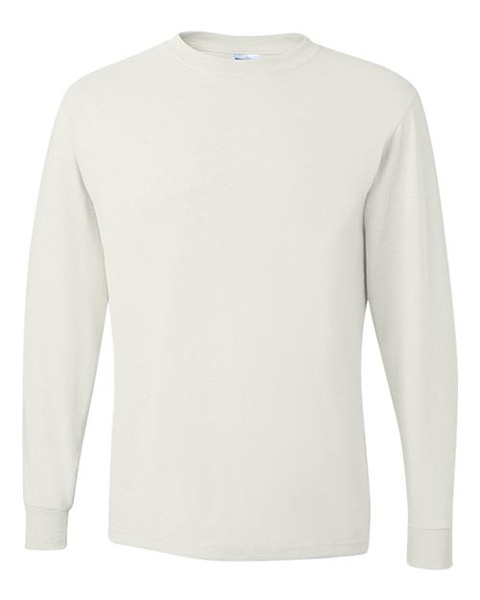 [APST29LSRA-7] Dri-Power® Long Sleeve 50/50 T-Shirt (XL, White)