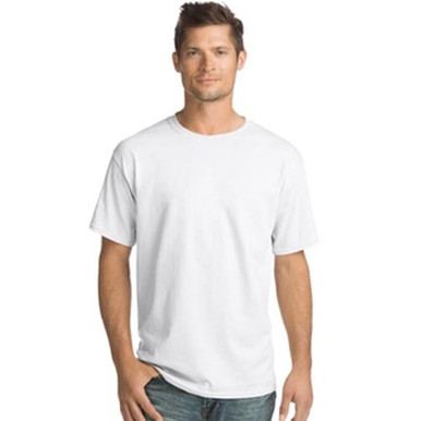 [APTSO5280A-XL-WH] Hanes Essential Short Sleeve Crewneck T-Shirt (XL, White)