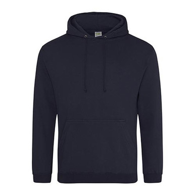 [APHDJH001A-2] French Navy College Hooded 80/20 Midweight Sweatshirt (XL)