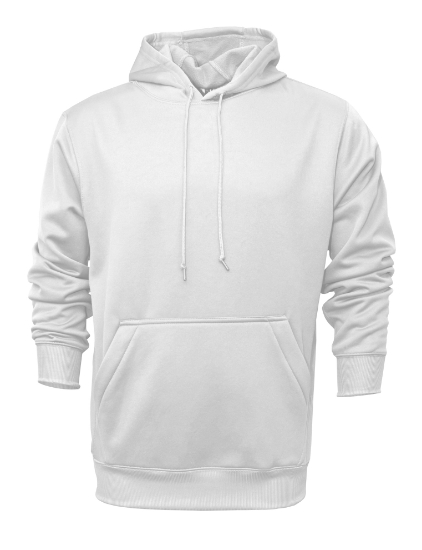 [Y975368] Performance Pullover Hooded Sweatshirt (XL, White)