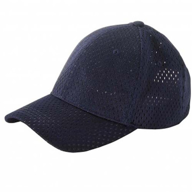 [HWBABX017] Big Accessories 6-Panel Structured Navy Mesh Baseball Cap