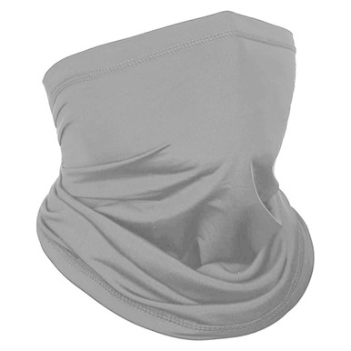 [IASYFPPEGT1008A1-2] Grey Solid Seamless Gaiter (Large)