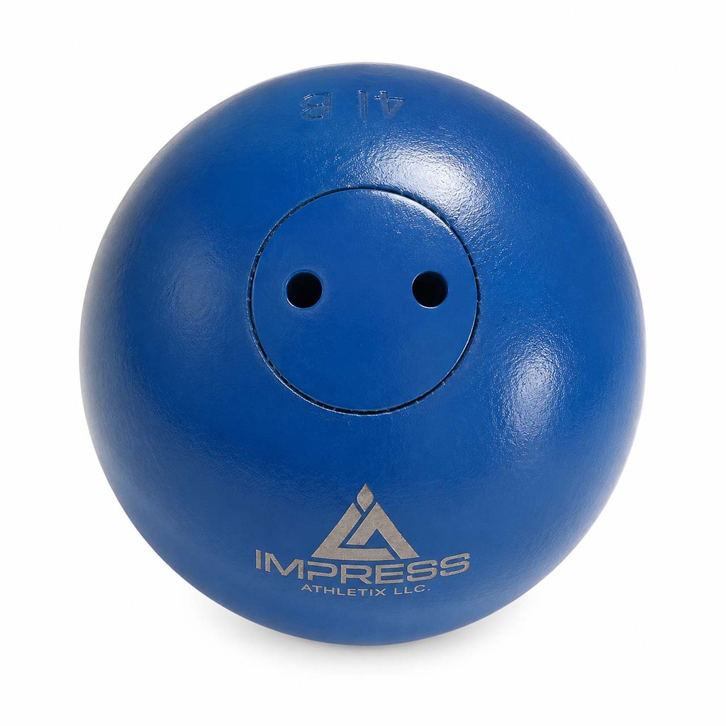 [IATFSP4PBL] Competition Iron Shot Put (4lb (81mm), Blue)