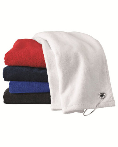 [ACCTCC1518] Velour Hemmed Towel with Grommet & Hook