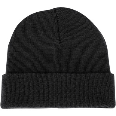 [ACCPHBE1-OneSiz-White] Embroidered Polar Cuff Beanie (White)