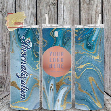 [VCCUTumbler20SK-20ozSk] Full Color Custom Sublimation Tumbler 20oz Skinny