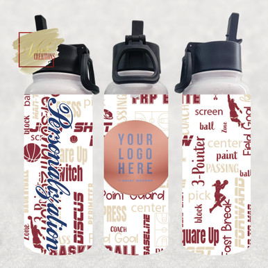 [VCCUTumbler30sport-32ozSp] Full Color Custom Sublimation Tumbler 30oz Sport Bottle