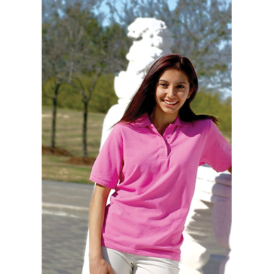 [APSSWPED365L-White-XL] Women's Everyday Polo (XL, White)