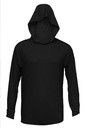 100% Polyester Performance Long Sleeve Hooded T-Shirt