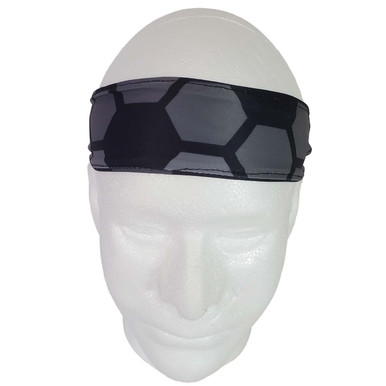 [8487467] Digital Dotted Hexagonal Camo Full-Color Printed Tie Headband