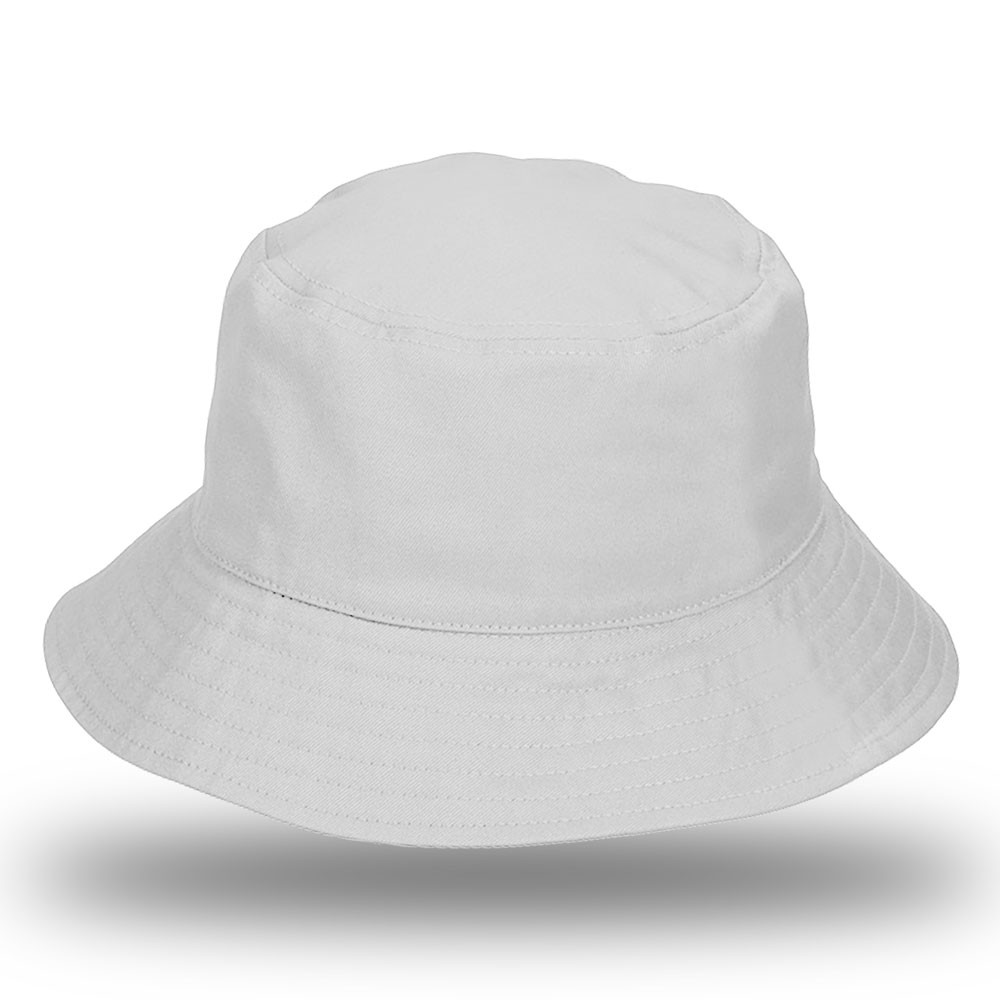 [ACHWBH1878-WH-ON] Cotton Twill Bucket Hat (White)