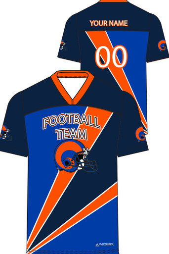Marshall Custom Football Fan Jersey (XS, YXS)