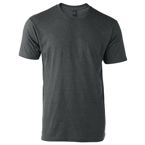 [TU202HCXS] Unisex Fine Jersey Tee (XS, Heather Charcoal (XS - 5X))