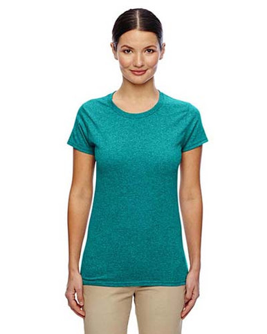 [B07907005] Gildan Ladies Heavy Cotton™ 5.3 oz. T-Shirt (Large, White)