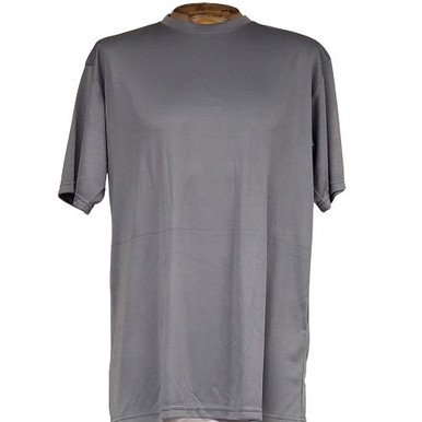 [APTPSS1002L] Short Sleeve Loose Fit Heavy Weight Graphite Adult Performance Tee (Large)