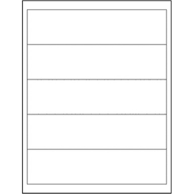[PPWB1159] Custom Weatherproof Water Bottle Labels - Printed 8" x 2" Wrap Around Labels