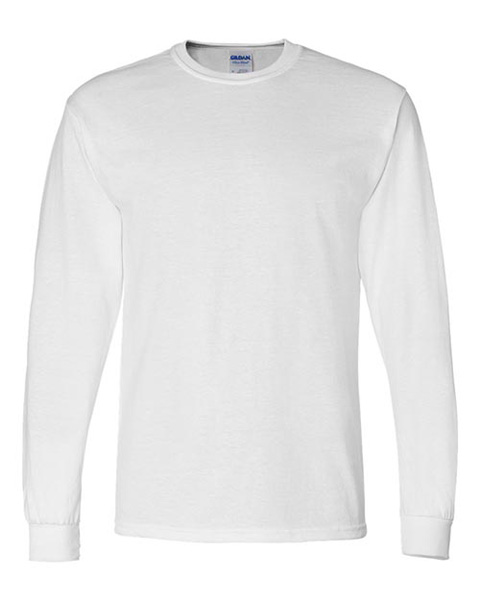 [APTS8400A-1] DryBlend® 50/50 Long Sleeve T-Shirt (XL, White)